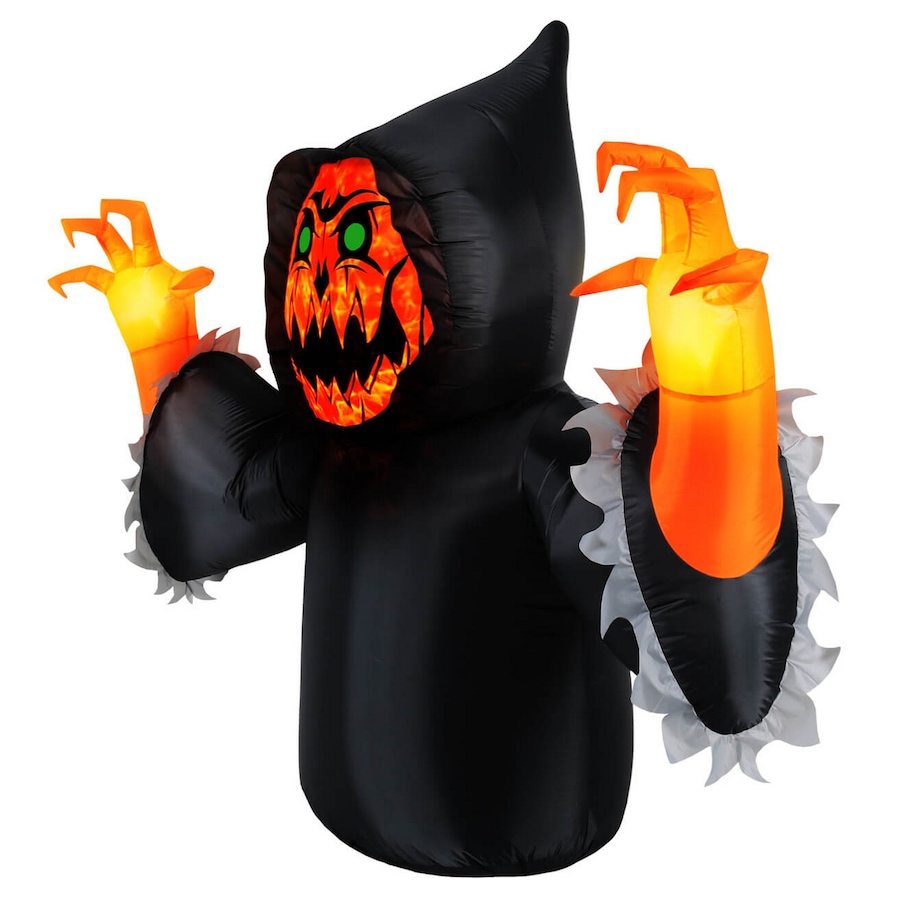Image 737757_ALTMORE5.jpg, Product 737-757 / Price $99.99, Occasions Halloween 7' Inflatable Pumpkin Reaper with Swirling Lights from Occasions on TSC.ca's Home & Garden department