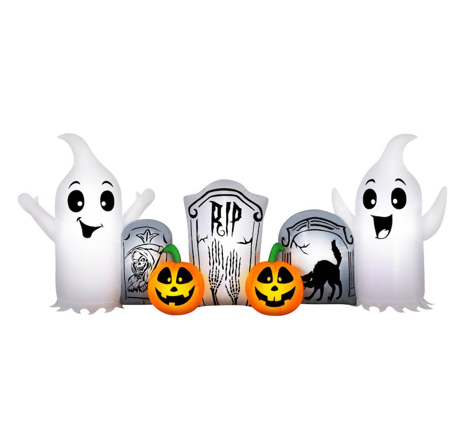 Image 737758.jpg, Product 737-758 / Price $99.99, Occasions Halloween 8' Inflatable Ghost and Tombstone Scene from Occasions on TSC.ca's Home & Garden department