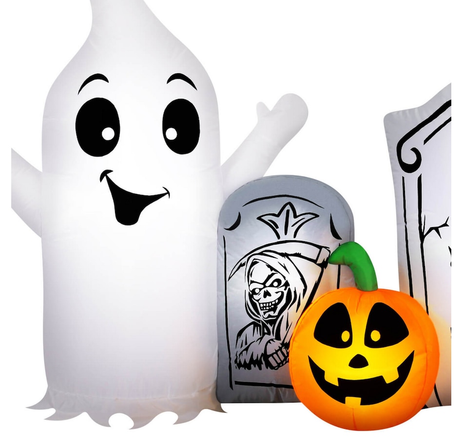 Image 737758_ALTMORE5.jpg, Product 737-758 / Price $99.99, Occasions Halloween 8' Inflatable Ghost and Tombstone Scene from Occasions on TSC.ca's Home & Garden department