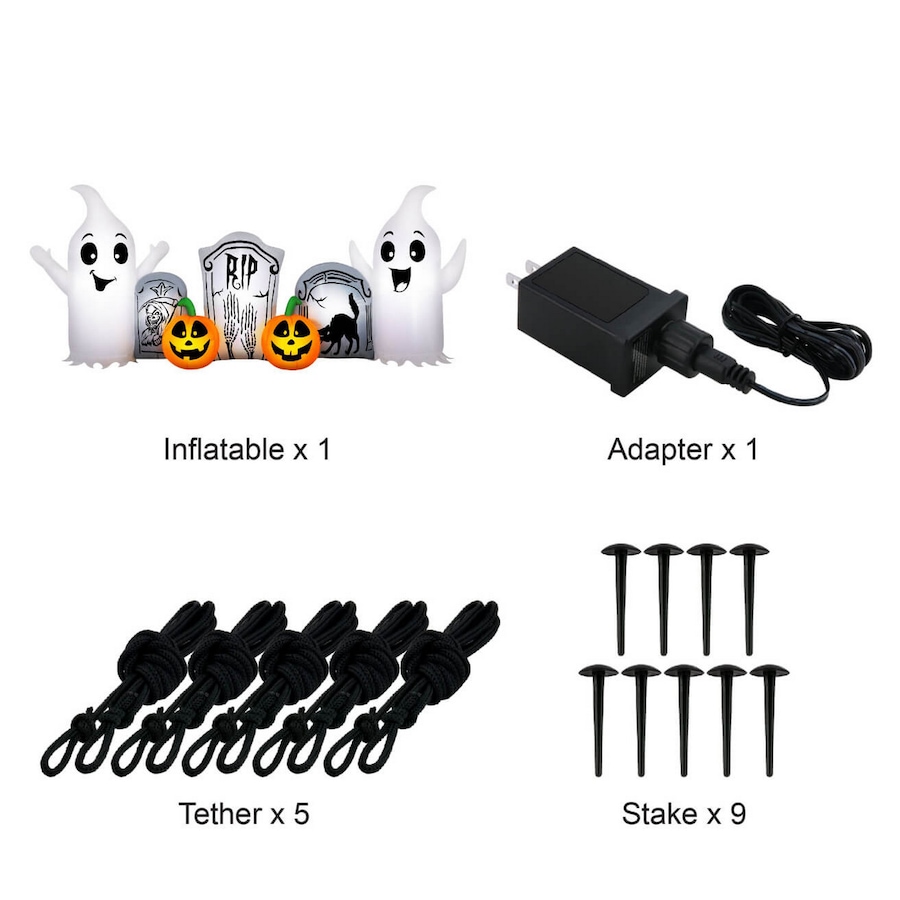 Image 737758_ALTMORE7.jpg, Product 737-758 / Price $119.99, Occasions Halloween 8' Inflatable Ghost and Tombstone Scene from Occasions on TSC.ca's Home & Garden department