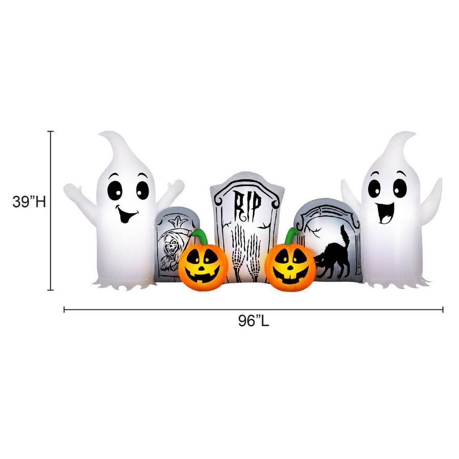 Image 737758_ALTMORE8.jpg, Product 737-758 / Price $119.99, Occasions Halloween 8' Inflatable Ghost and Tombstone Scene from Occasions on TSC.ca's Home & Garden department