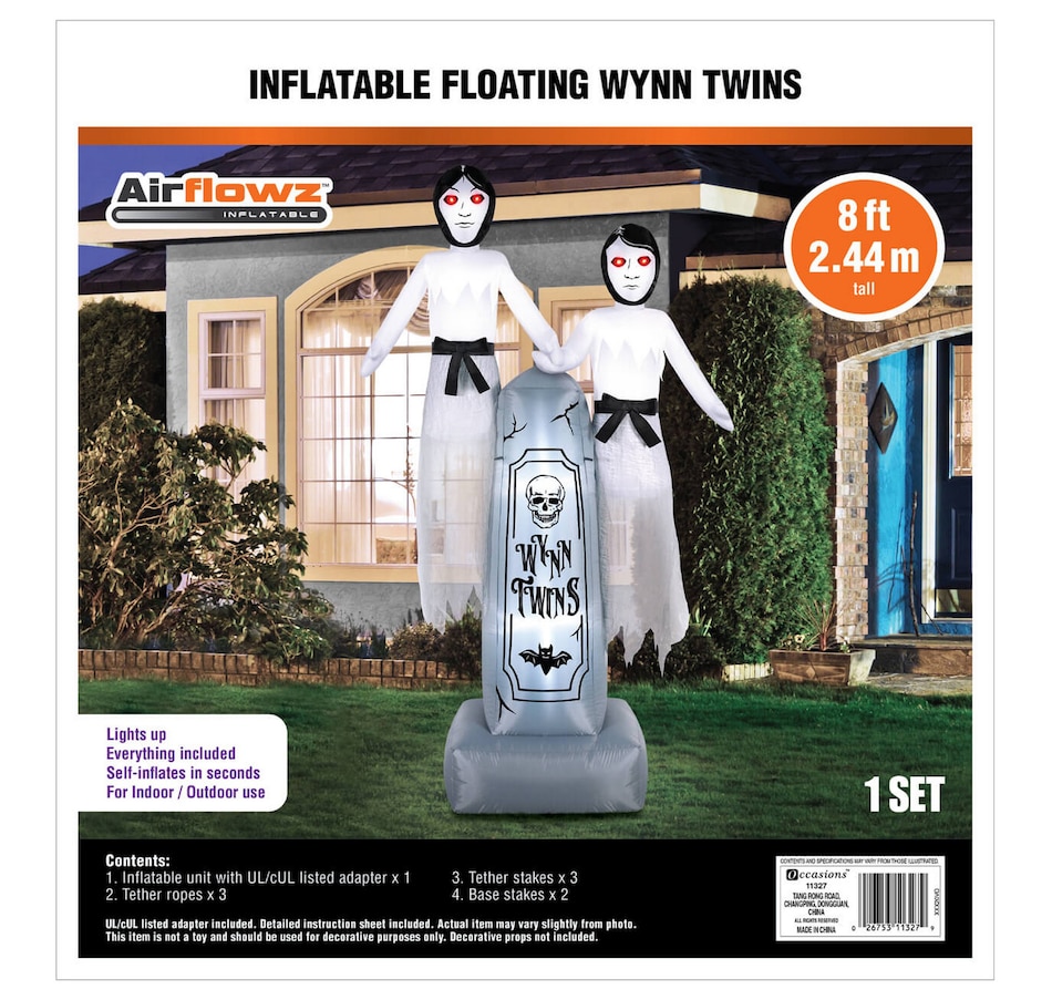 Image 737759_ALTMORE4.jpg, Product 737-759 / Price $109.99, Occasions Halloween 8' Inflatable Floating Wynn Twins from Occasions on TSC.ca's Home & Garden department
