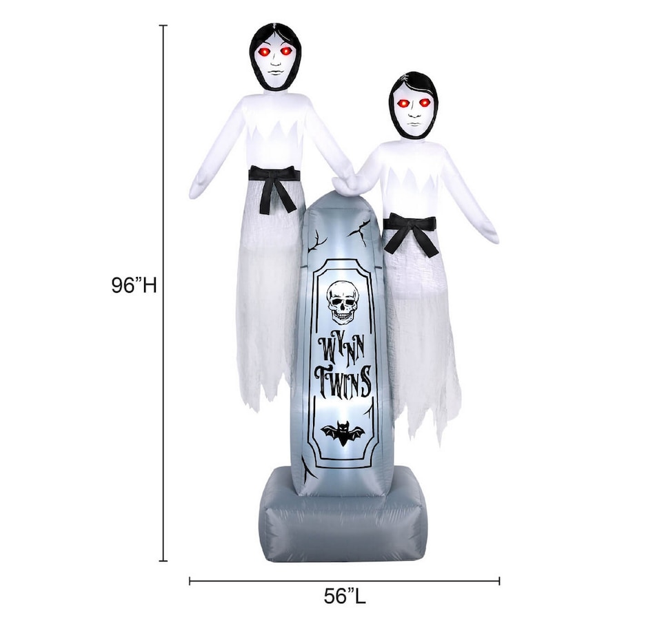 Image 737759_ALTMORE8.jpg, Product 737-759 / Price $109.99, Occasions Halloween 8' Inflatable Floating Wynn Twins from Occasions on TSC.ca's Home & Garden department