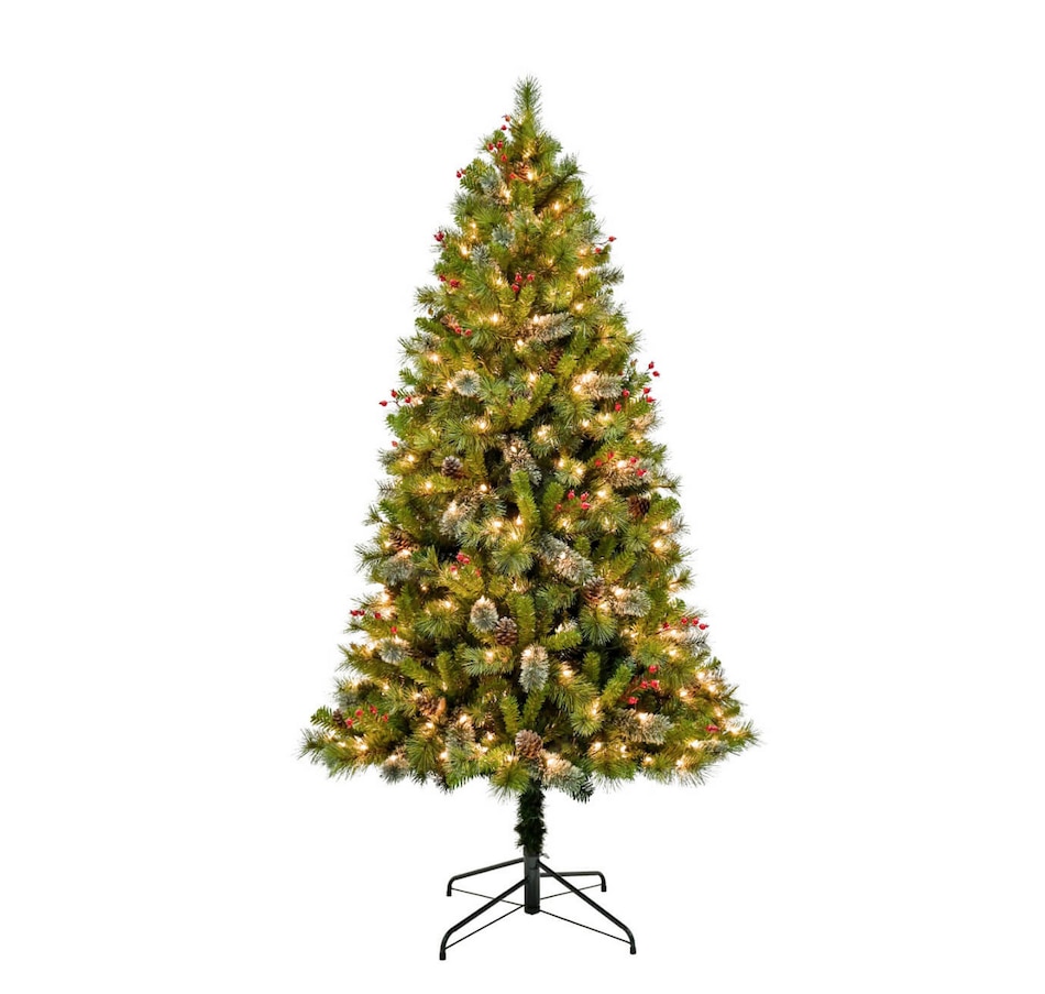 Image 737764.jpg, Product 737-764 / Price $259.99, Puleo 7' Pre-Lit Mountain Pine Tree from Puleo on TSC.ca's Home & Garden department