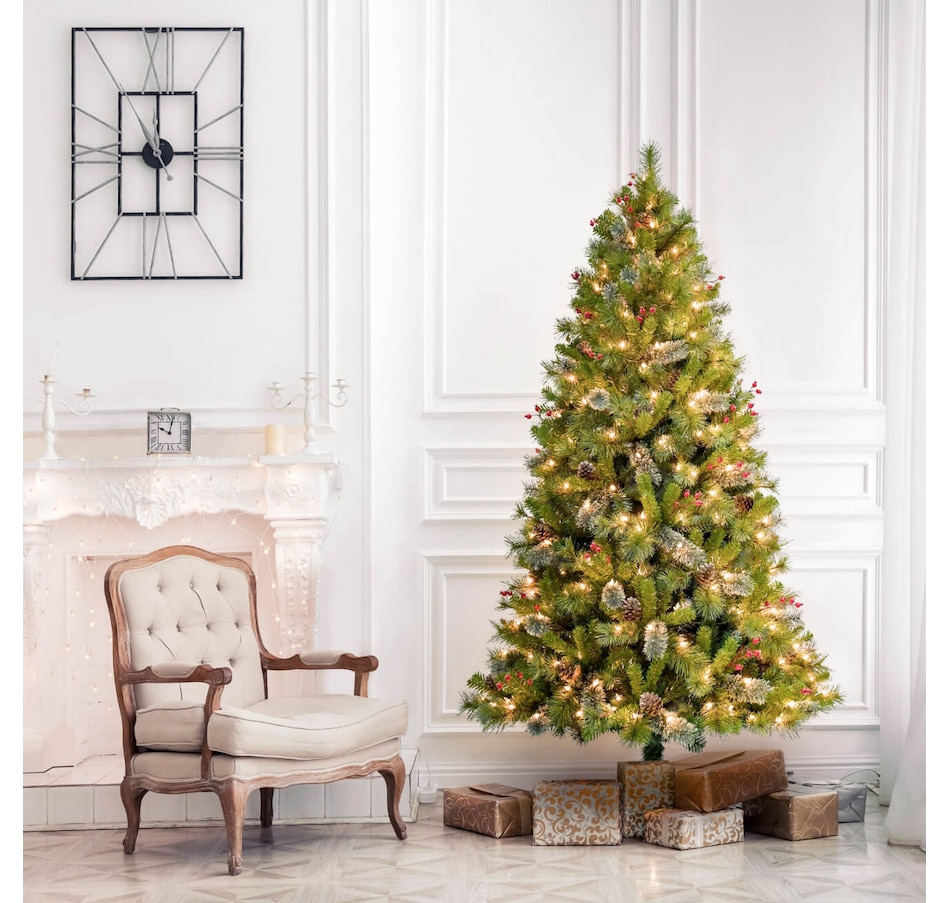Image 737764_ALTMORE1.jpg, Product 737-764 / Price $259.99, Puleo 7' Pre-Lit Mountain Pine Tree from Puleo on TSC.ca's Home & Garden department