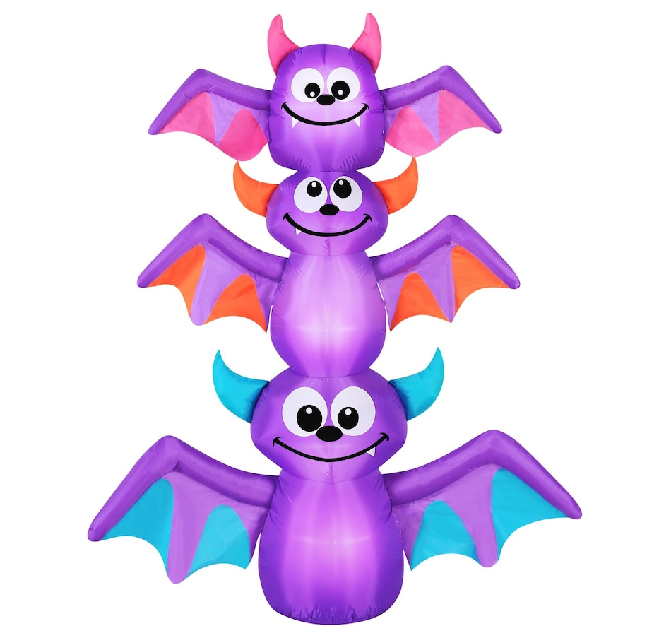 Image 737766.jpg, Product 737-766 / Price $55.99, Occasions Halloween 6' Inflatable Bat Stack from Occasions on TSC.ca's Home & Garden department