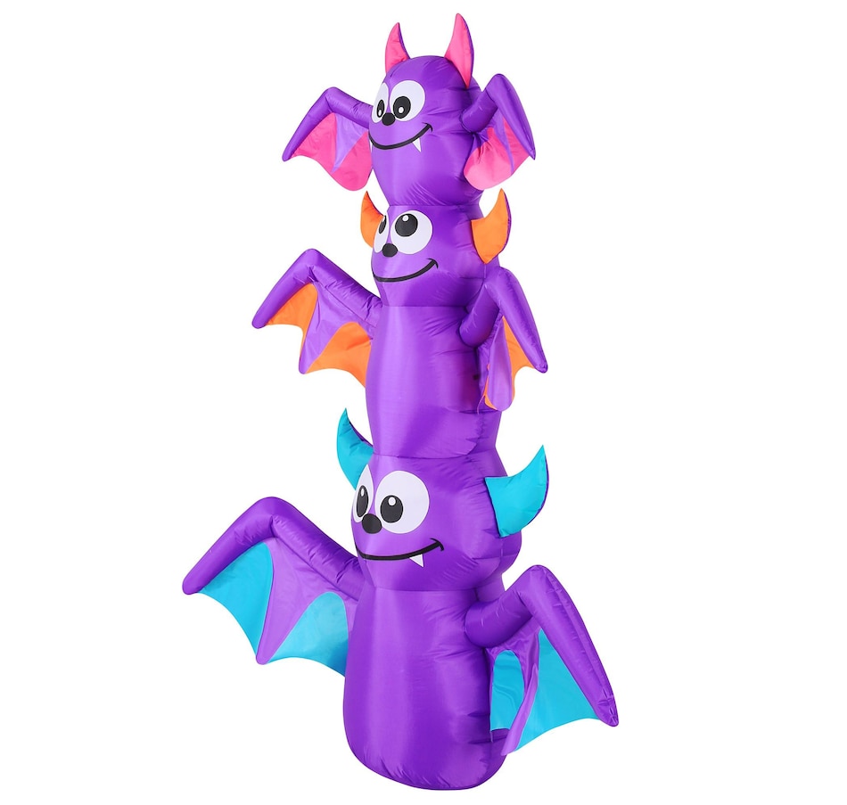 Image 737766_ALTMORE6.jpg, Product 737-766 / Price $55.99, Occasions Halloween 6' Inflatable Bat Stack from Occasions on TSC.ca's Home & Garden department