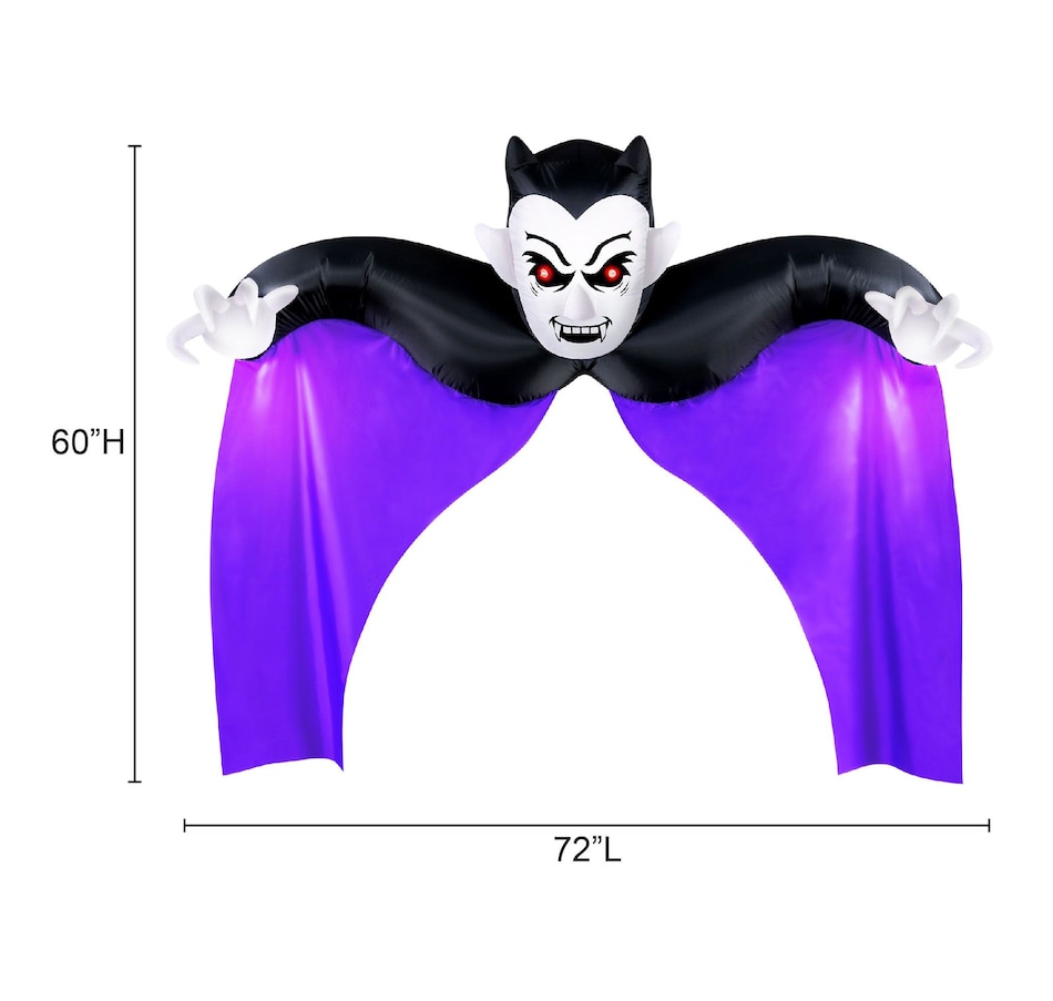 Image 737767_ALTMORE7.jpg, Product 737-767 / Price $51.99, Occasions Halloween 6' Inflatable Hanging Vampire from Occasions on TSC.ca's Home & Garden department