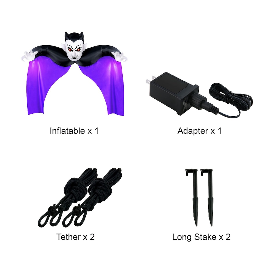 Image 737767_ALTMORE9.jpg, Product 737-767 / Price $51.99, Occasions Halloween 6' Inflatable Hanging Vampire from Occasions on TSC.ca's Home & Garden department