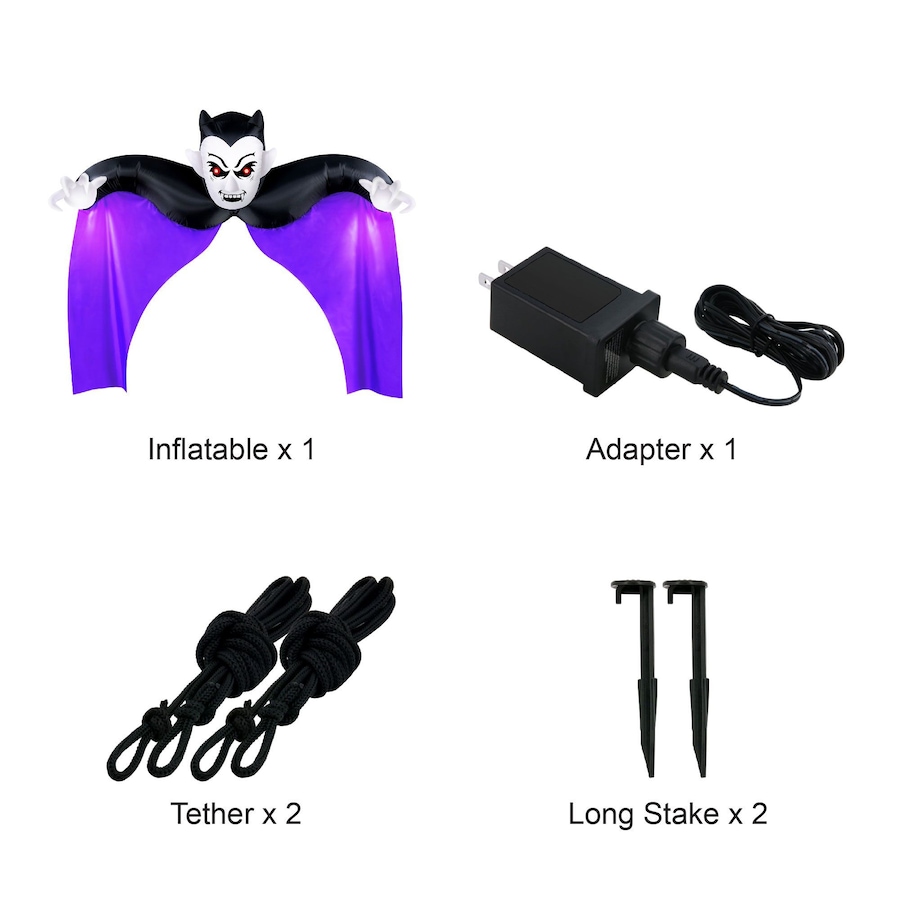 Image 737767_ALTMORE9.jpg, Product 737-767 / Price $64.99, Occasions Halloween 6' Inflatable Hanging Vampire from Occasions on TSC.ca's Home & Garden department