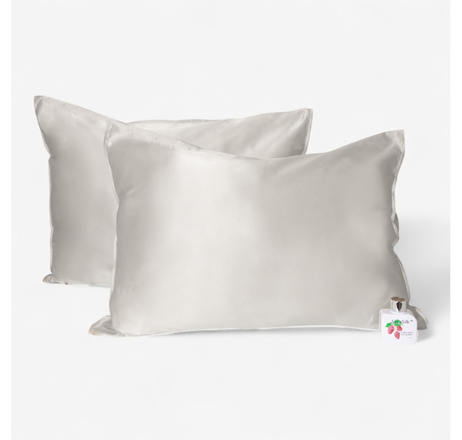 Image 737857_ARCIC.jpg, Product 737-857 / Price $169.98 - $189.98, Mulberry Silk Pillowcase (2-pack) GWP SeraSilk Hair Conditioner from Mulberry Silk Bedding on TSC.ca's Home & Garden department