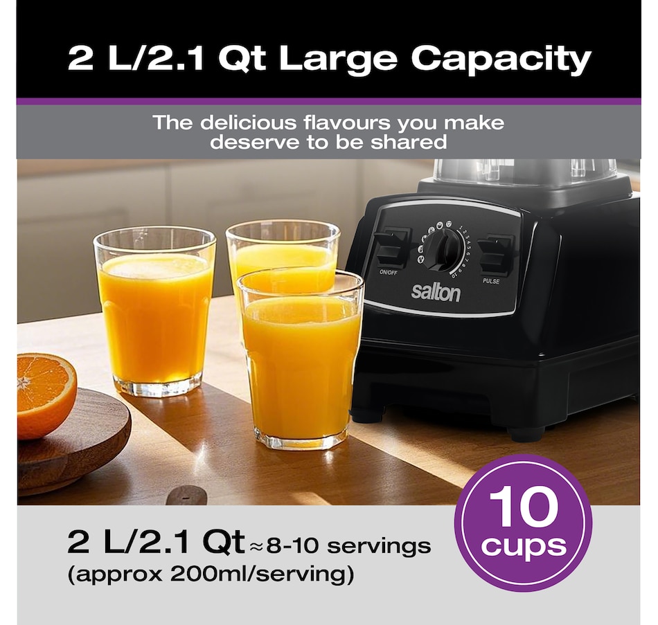 Image 737860_ALTMORE3.jpg, Product 737-860 / Price $229.99, Salton Professional Grade Power Blender from Salton on TSC.ca's Kitchen department