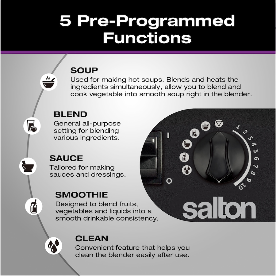 Image 737860_ALTMORE4.jpg, Product 737-860 / Price $229.99, Salton Professional Grade Power Blender from Salton on TSC.ca's Kitchen department