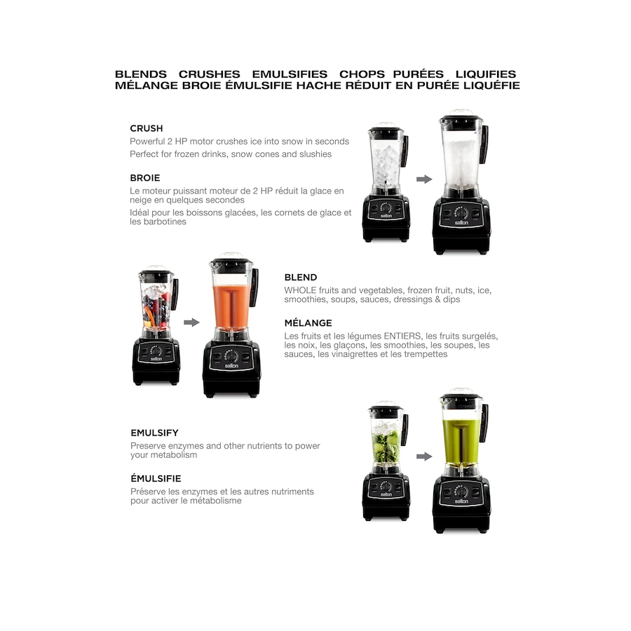 Image 737860_ALTMORE7.jpg, Product 737-860 / Price $229.99, Salton Professional Grade Power Blender from Salton on TSC.ca's Kitchen department