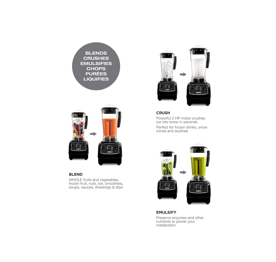 Image 737860_ALTMORE8.jpg, Product 737-860 / Price $229.99, Salton Professional Grade Power Blender from Salton on TSC.ca's Kitchen department