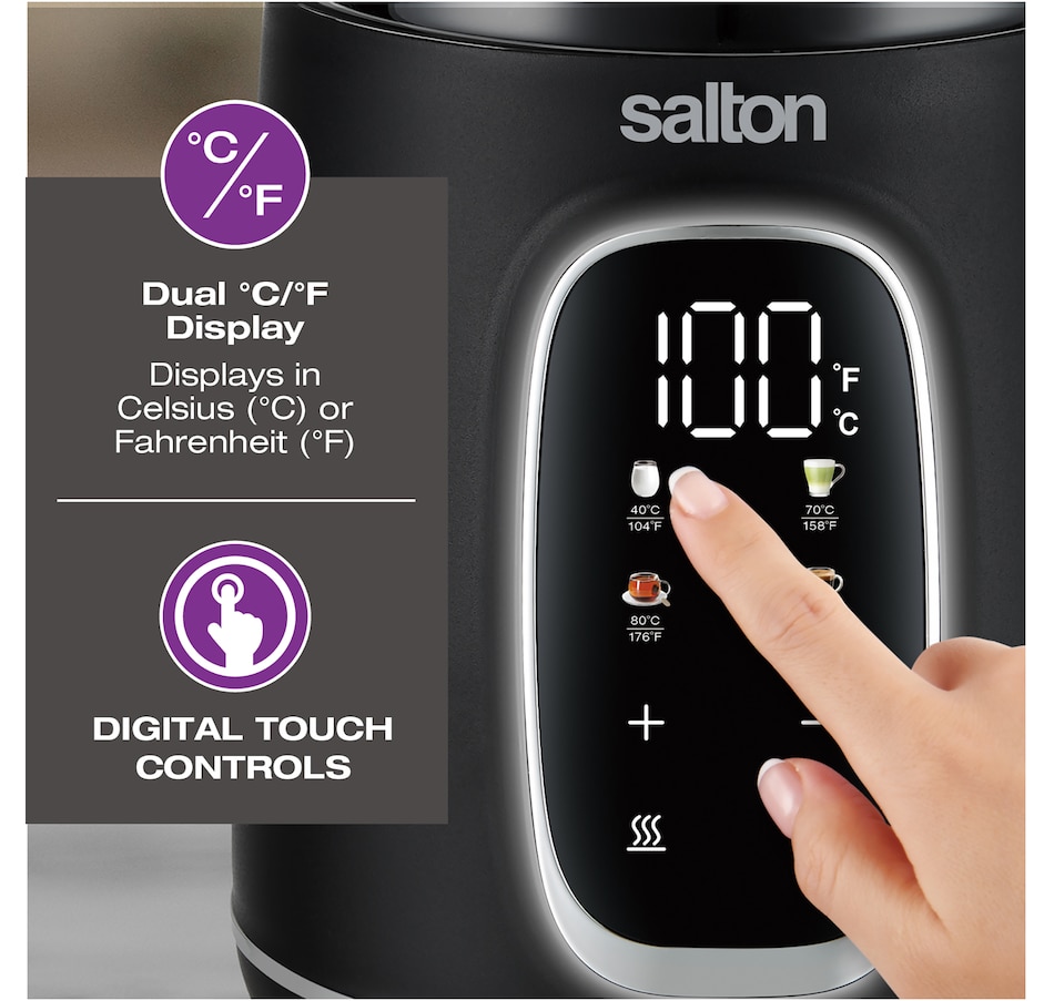 Image 737864_ALTMORE9.jpg, Product 737-864 / Price $69.99, Salton Digital Variable Kettle 1.7L from Salton on TSC.ca's Kitchen department