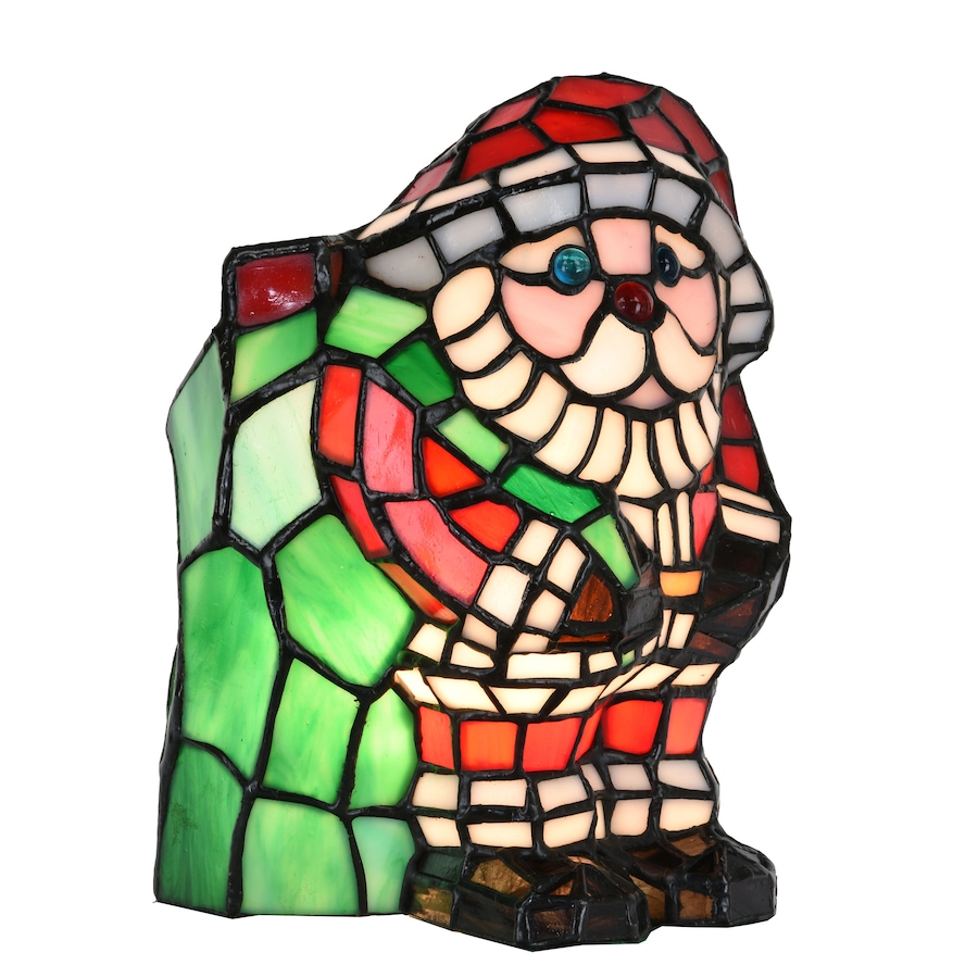 Image 737868.jpg, Product 737-868 / Price $159.99, Fine Art Lighting Santa Claus Stained Glass Night Lamp from Fine Art Lighting on TSC.ca's Home & Garden department