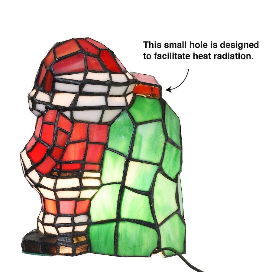 Image 737868_ALTMORE3.jpg, Product 737-868 / Price $159.99, Fine Art Lighting Santa Claus Stained Glass Night Lamp from Fine Art Lighting on TSC.ca's Home & Garden department