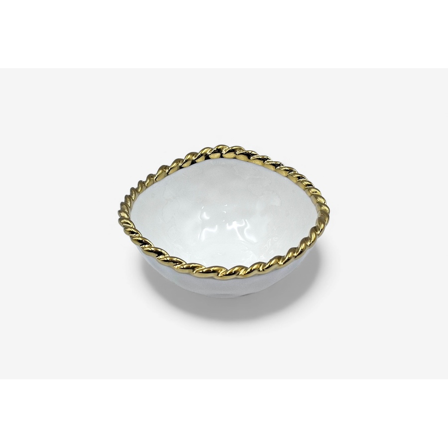 Image 737929.jpg, Product 737-929 / Price $51.99, Elegance Rope 5.5" Small Snack Bowls (set of 4 ) from Elegance Tableware on TSC.ca's Kitchen department