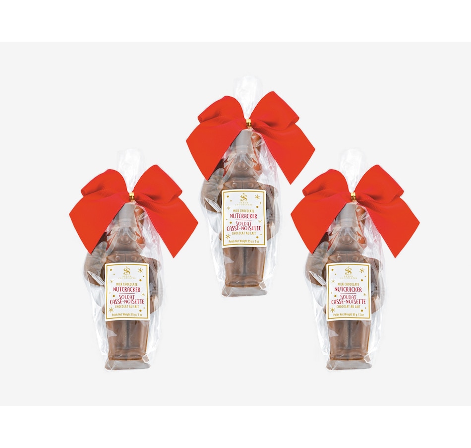 Image 737941.jpg, Product 737-941 / Price $21.88, Saxon Chocolates Milk Chocolate Nutcracker (set of 3) from Saxon Chocolates on TSC.ca's Kitchen department