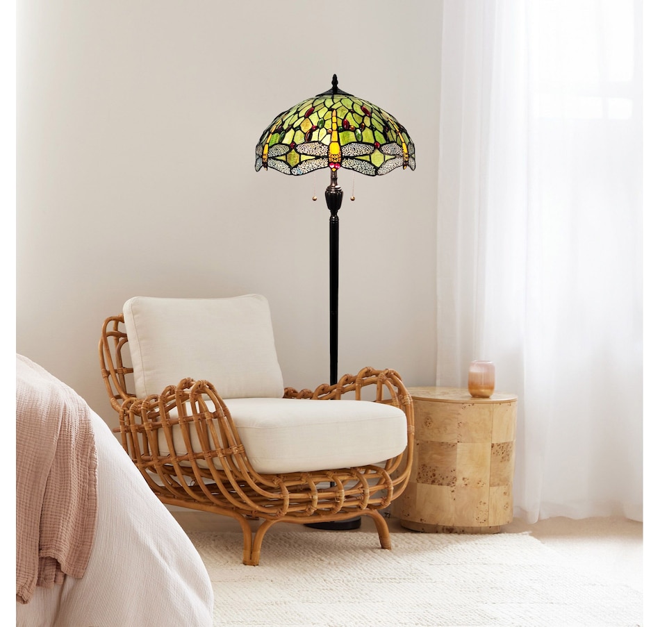 Image 737963_ALTMORE2.jpg, Product 737-963 / Price $549.99, Fine Art Lighting Tiffany Style Dragonfly Floor Lamp (green) from Fine Art Lighting on TSC.ca's Home & Garden department