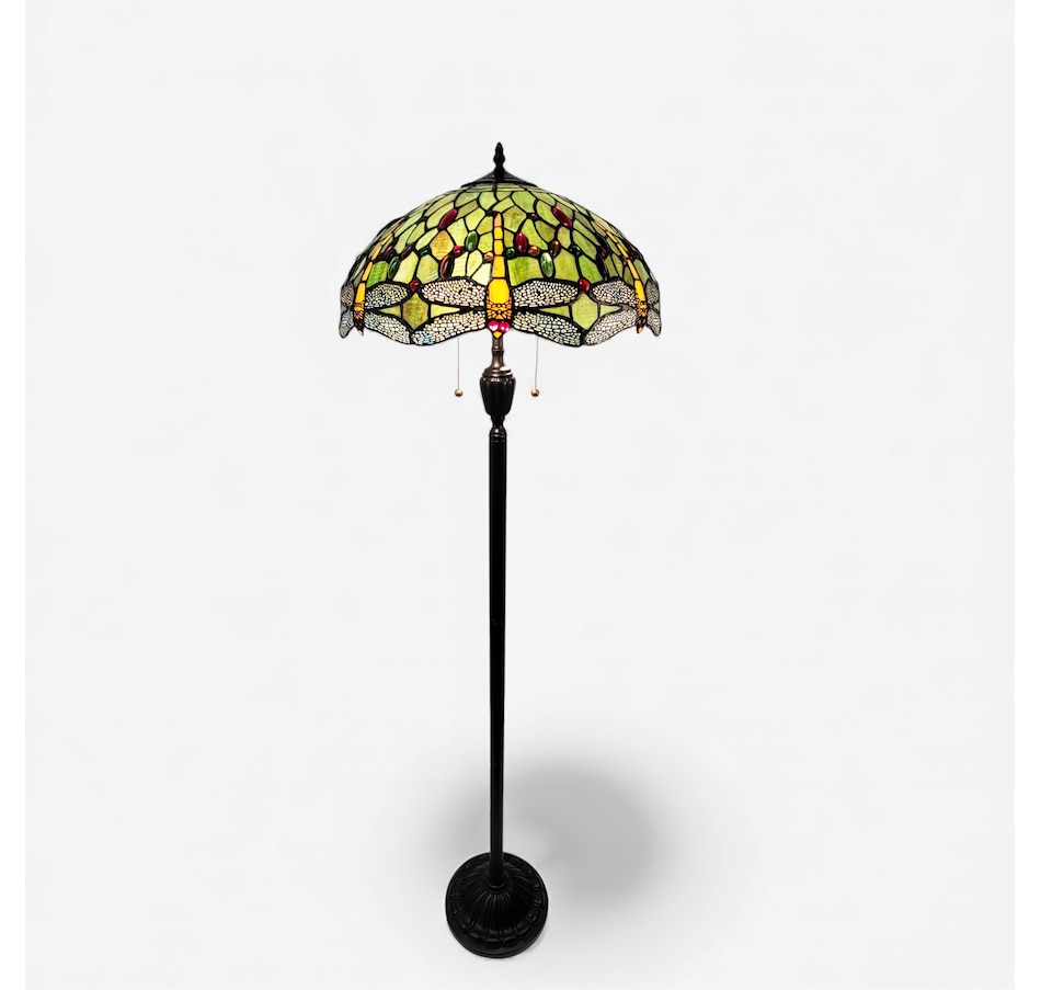 Image 737963_ALTMORE3.jpg, Product 737-963 / Price $549.99, Fine Art Lighting Tiffany Style Dragonfly Floor Lamp (green) from Fine Art Lighting on TSC.ca's Home & Garden department