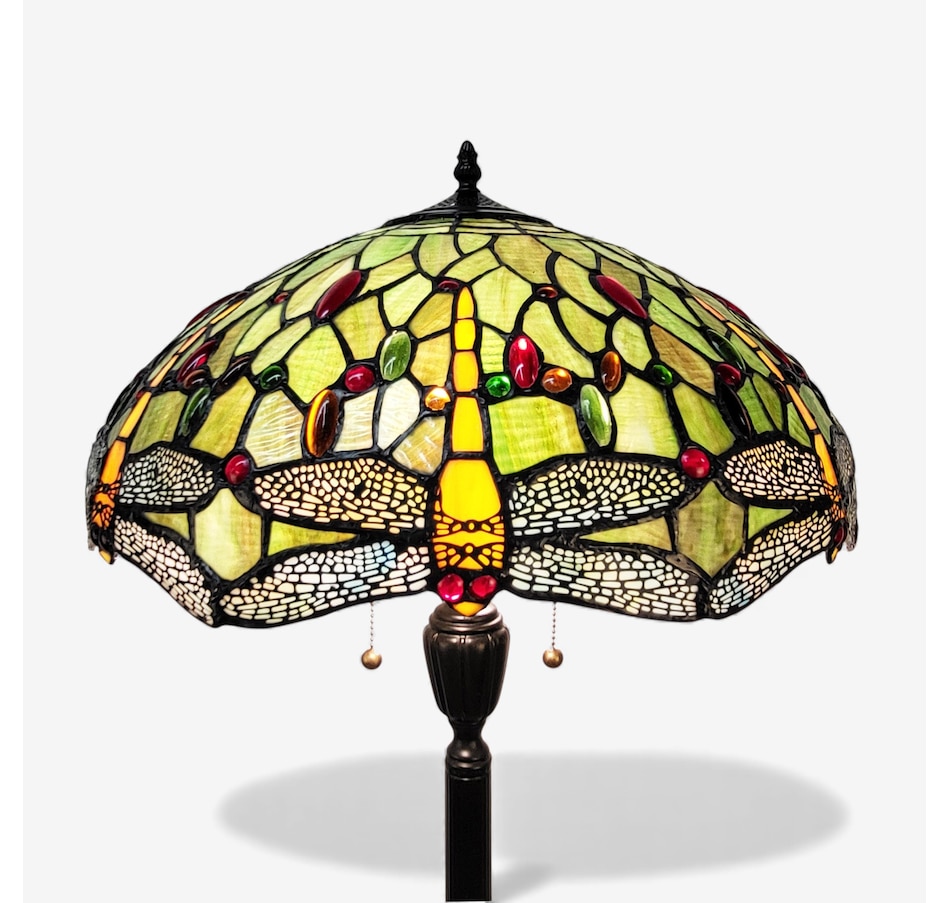 Image 737963_ALTMORE4.jpg, Product 737-963 / Price $549.99, Fine Art Lighting Tiffany Style Dragonfly Floor Lamp (green) from Fine Art Lighting on TSC.ca's Home & Garden department