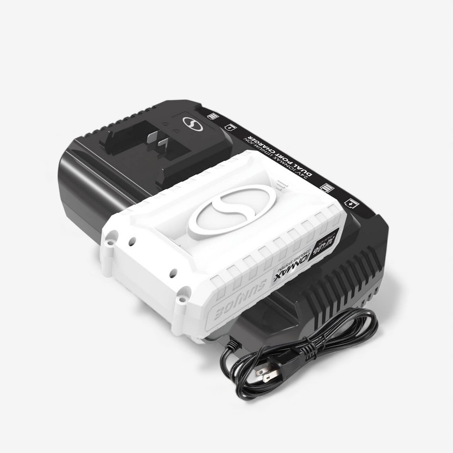 Image 737968_ALTMORE2.jpg, Product 737-968 / Price $79.99, Snow Joe 24-Volt Dual Port Quick Charge Docking Station for iBAT24 and 24-Volt BAT Series Batteries from Snow Joe & Sun Joe on TSC.ca's Electronics department