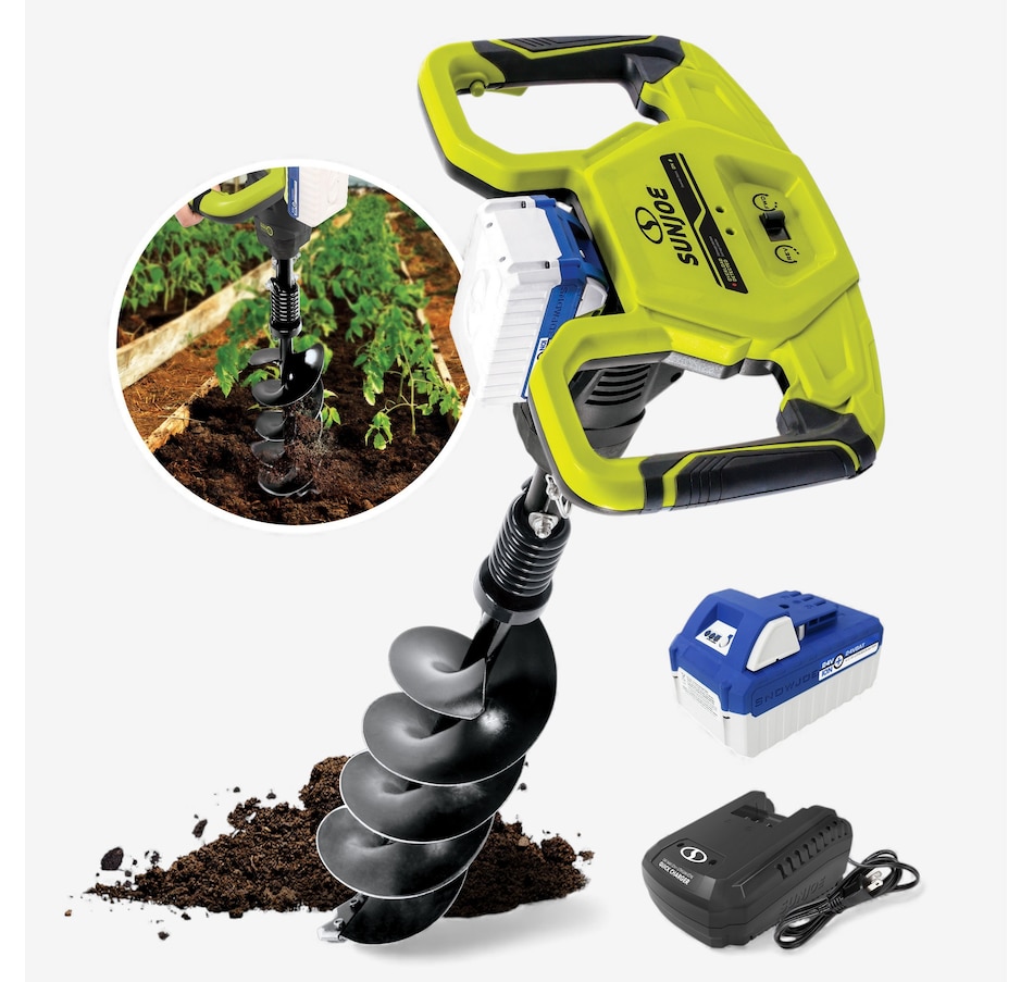 Image 737991_ALTMORE7.jpg, Product 737-991 / Price $699.99, Snow Joe 8" Ice Fishing Auger with 8.0-Ah 24V Battery from Snow Joe & Sun Joe on TSC.ca's Electronics department