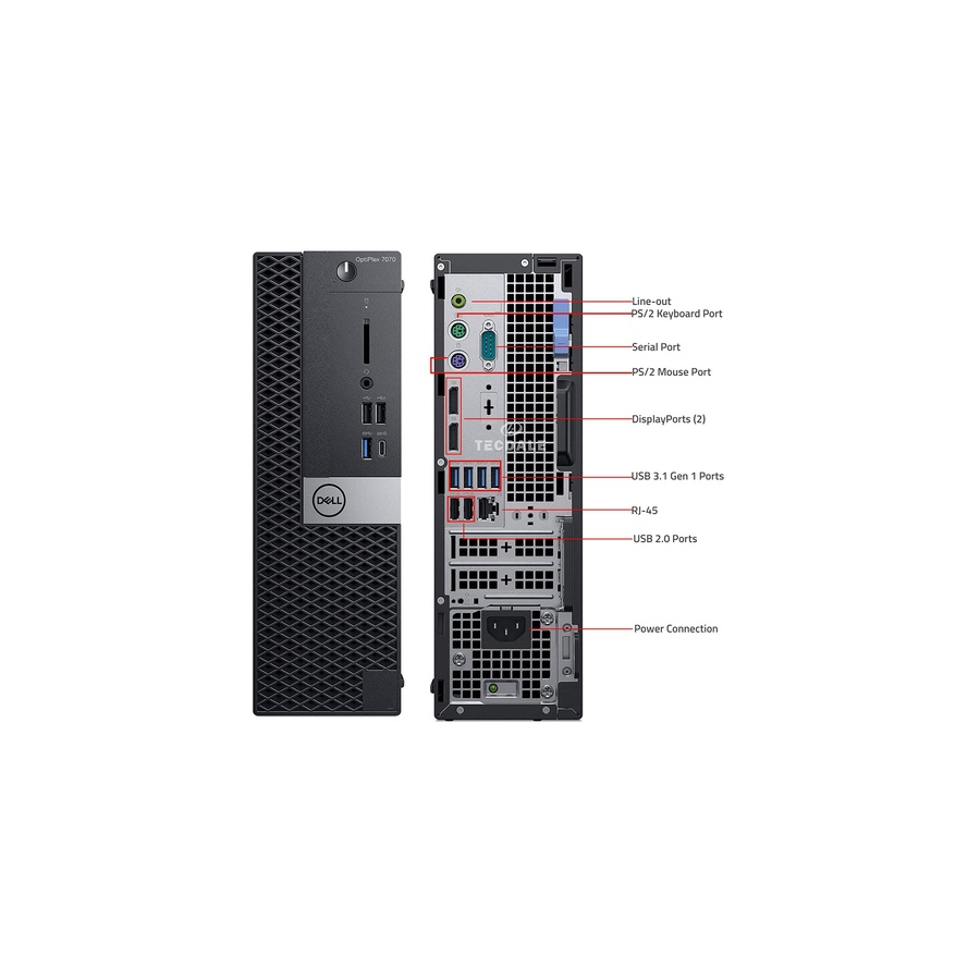 Image 738045_ALTMORE1.jpg, Product 738-045 / Price $575.99, Dell OptiPlex 7070 SFF i5 32GB 2TB SSD (refurbished) from Dell on TSC.ca's Electronics department