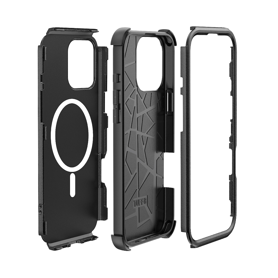 Image 738062_ALTMORE3.jpg, Product 738-062 / Price $59.99, Tuff8 Impact+ Three-Layer Protective Case with Holster for iPhone 16 Pro from LBT on TSC.ca's Electronics department