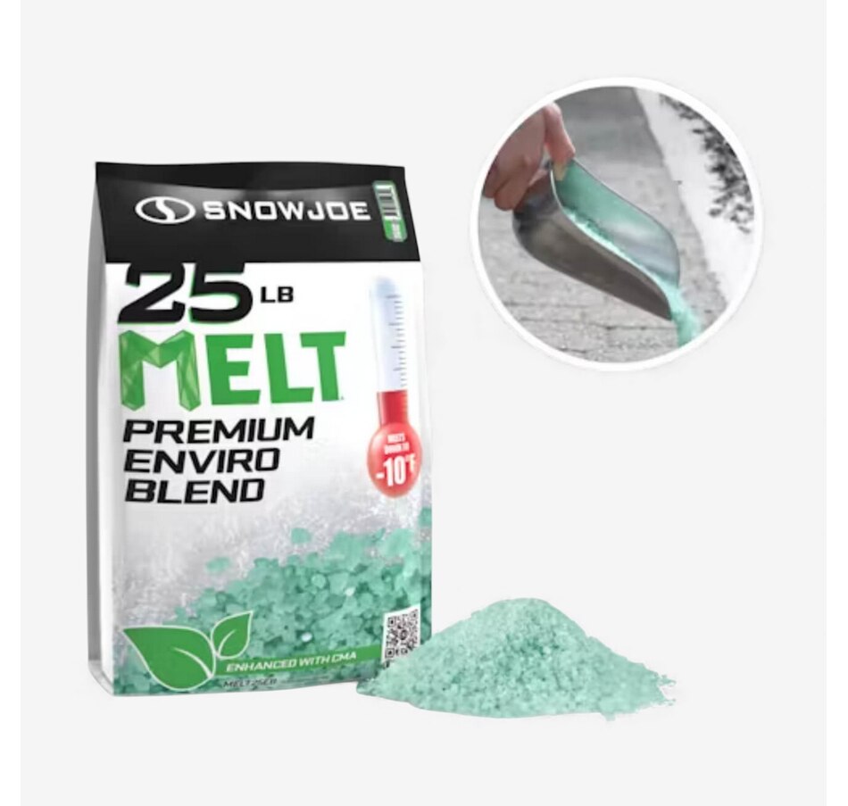 Image 738092.jpg, Product 738-092 / Price $34.99, Snow Joe Melt Premium Enviro-Blend Ice Melter with CMA (pet-friendly, resealable bag, 25 lbs) from Snow Joe & Sun Joe on TSC.ca's Home & Garden department