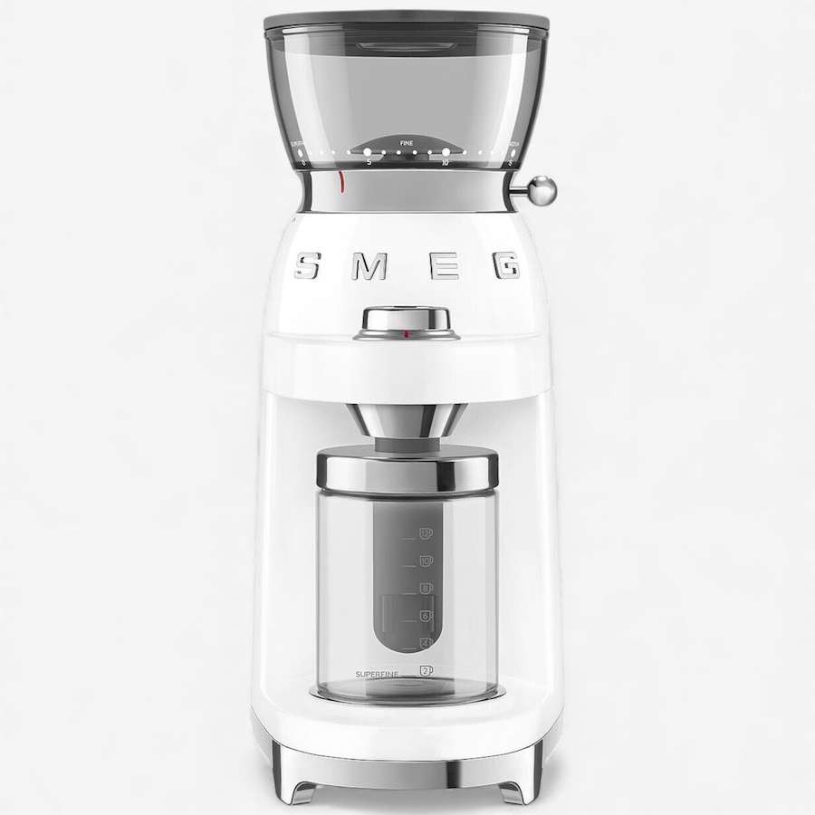 Image 738100_WHT.jpg, Product 738-100 / Price $229.99, SMEG '50s-Style Aesthetic Coffee Grinder from Smeg on TSC.ca's Kitchen department