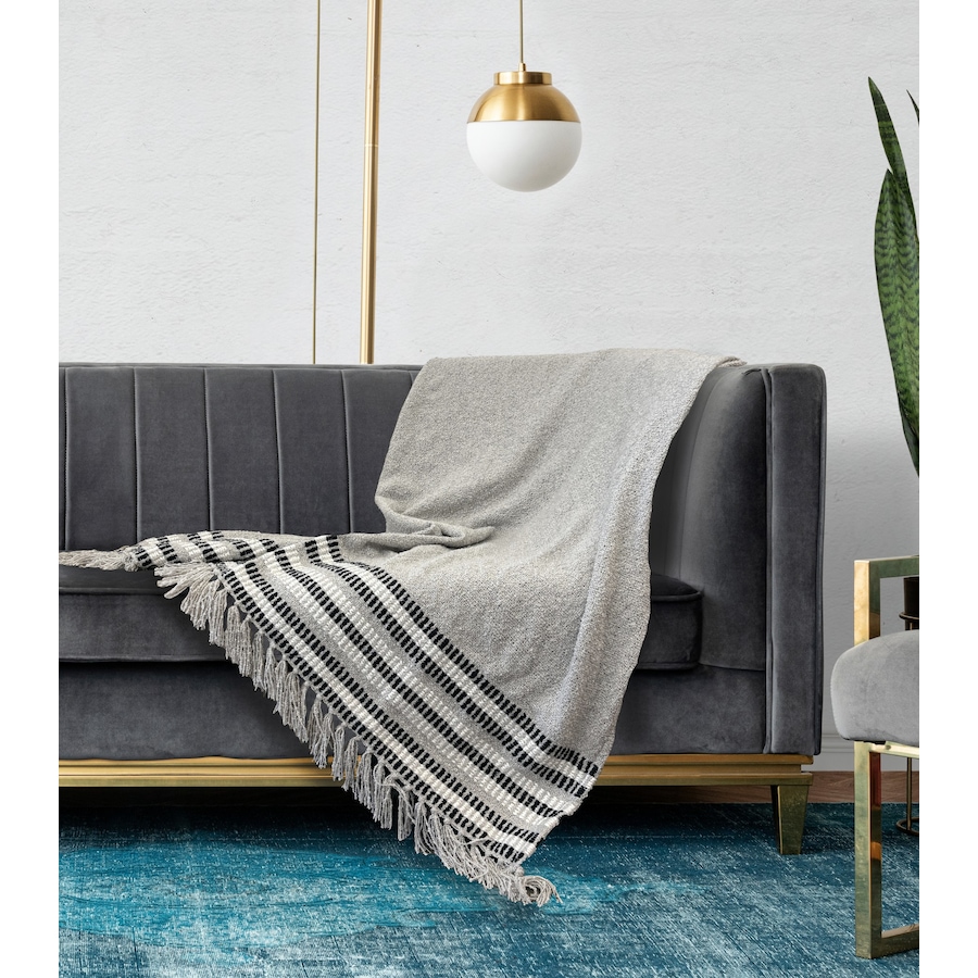 Image 738106.jpg, Product 738-106 / Price $49.99, Lady Sandra Maximus Fringe Throw from Lady Sandra on TSC.ca's Home & Garden department