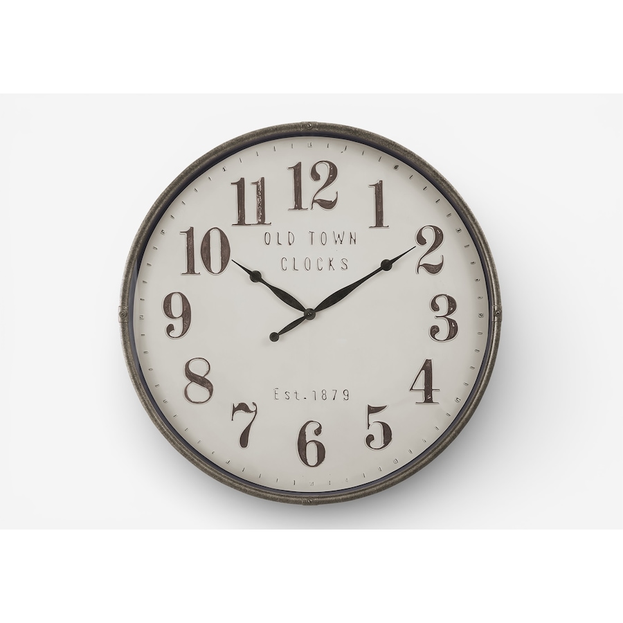 Image 738113.jpg, Product 738-113 / Price $109.99, Monarch Specialties Wall Clock (30" diameter, rich brown) from Monarch Specialties on TSC.ca's Home & Garden department