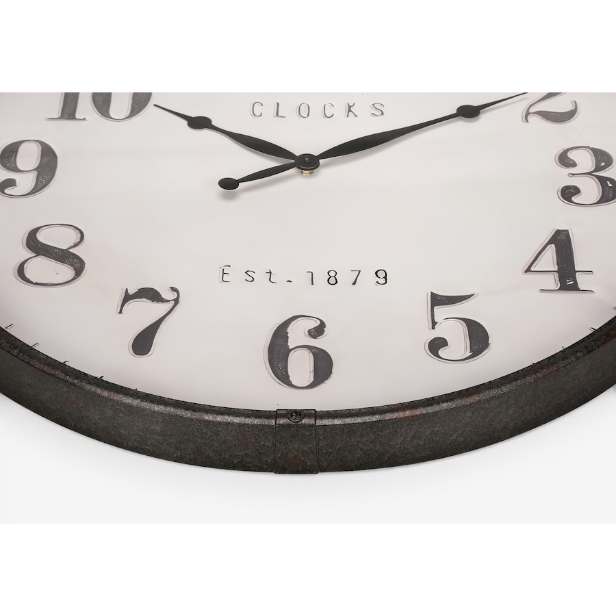 Image 738113_ALTMORE1.jpg, Product 738-113 / Price $109.99, Monarch Specialties Wall Clock (30" diameter, rich brown) from Monarch Specialties on TSC.ca's Home & Garden department