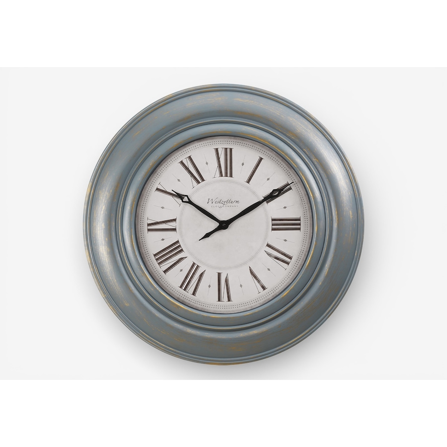 Image 738117.jpg, Product 738-117 / Price $84.99, Monarch Specialties Wall Clock (30" diameter, antique blue) from Monarch Specialties on TSC.ca's Home & Garden department