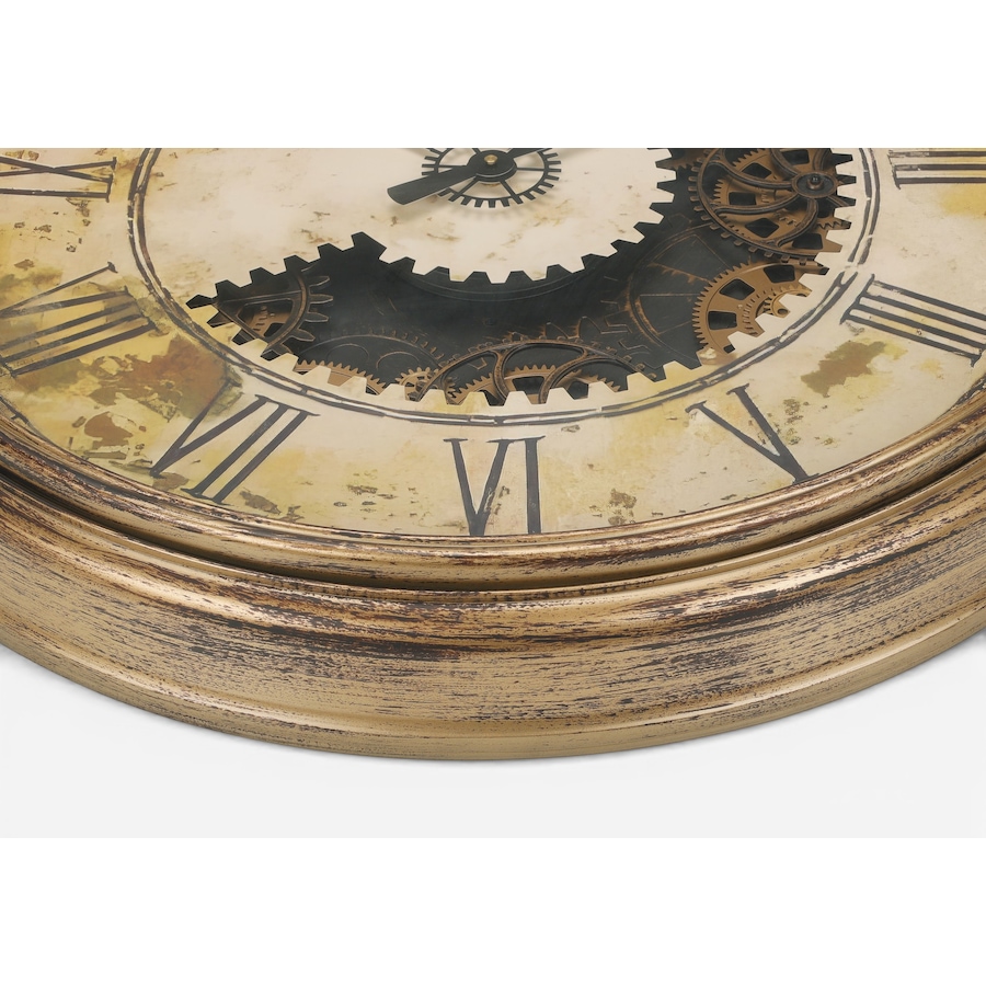 Image 738123_ALTMORE1.jpg, Product 738-123 / Price $149.99, Monarch Specialties Wall Clock (30" diameter, gear mechanism, brown) from Monarch Specialties on TSC.ca's Home & Garden department