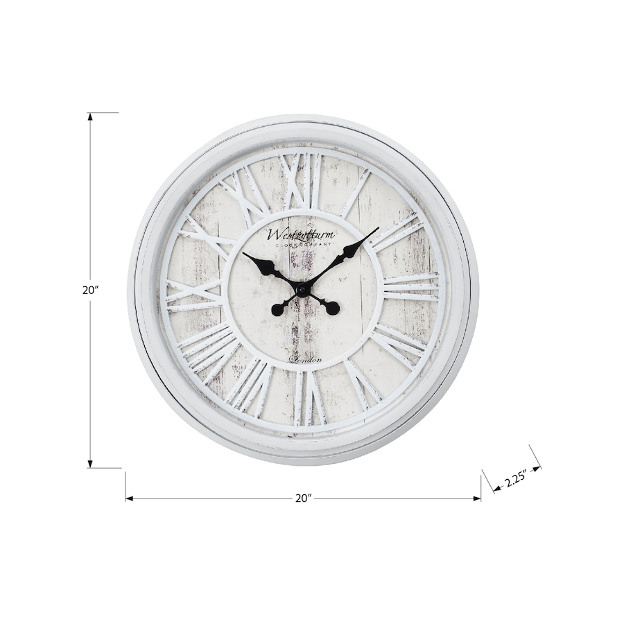 Image 738127_ALTMORE3.jpg, Product 738-127 / Price $44.99, Monarch Specialties Wall Clock (20" diameter, grey) from Monarch Specialties on TSC.ca's Home & Garden department
