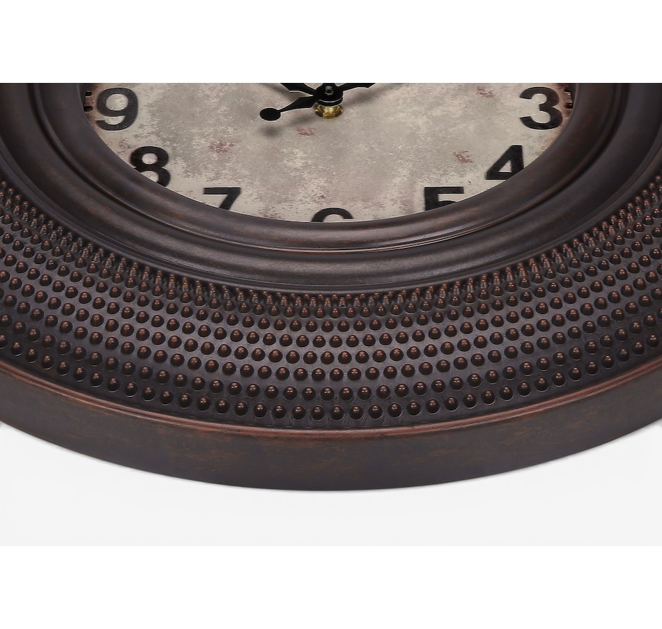 Image 738129_ALTMORE1.jpg, Product 738-129 / Price $39.99, Monarch Specialties Wall Clock (20" diameter, antique brown) from Monarch Specialties on TSC.ca's Home & Garden department