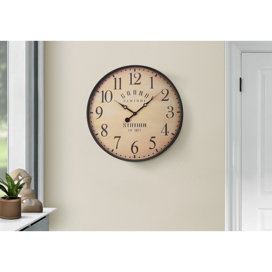 Image 738134_ALTMORE2.jpg, Product 738-134 / Price $39.99, Monarch Specialties Wall Clock (20" diameter, antique brown, Grand Central Station) from Monarch Specialties on TSC.ca's Home & Garden department