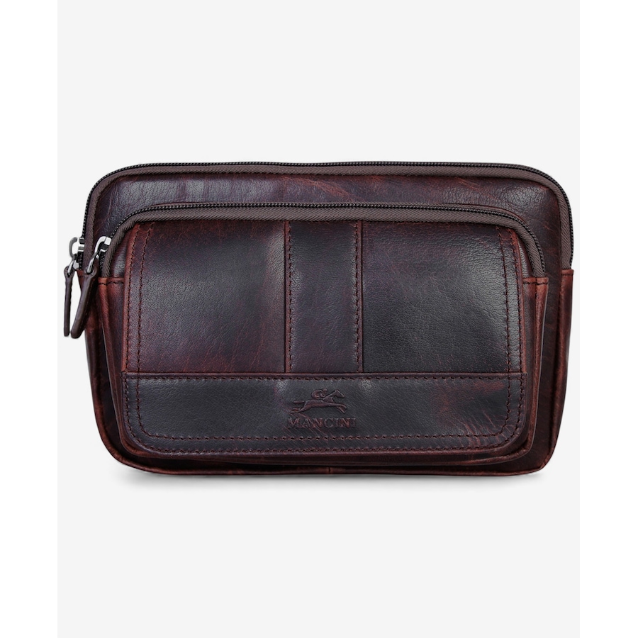 Image 738207_BRN.jpg, Product 738-207 / Price $114.99, Mancini Buffalo Waist Bag from Mancini Fine Leather on TSC.ca's Fashion department