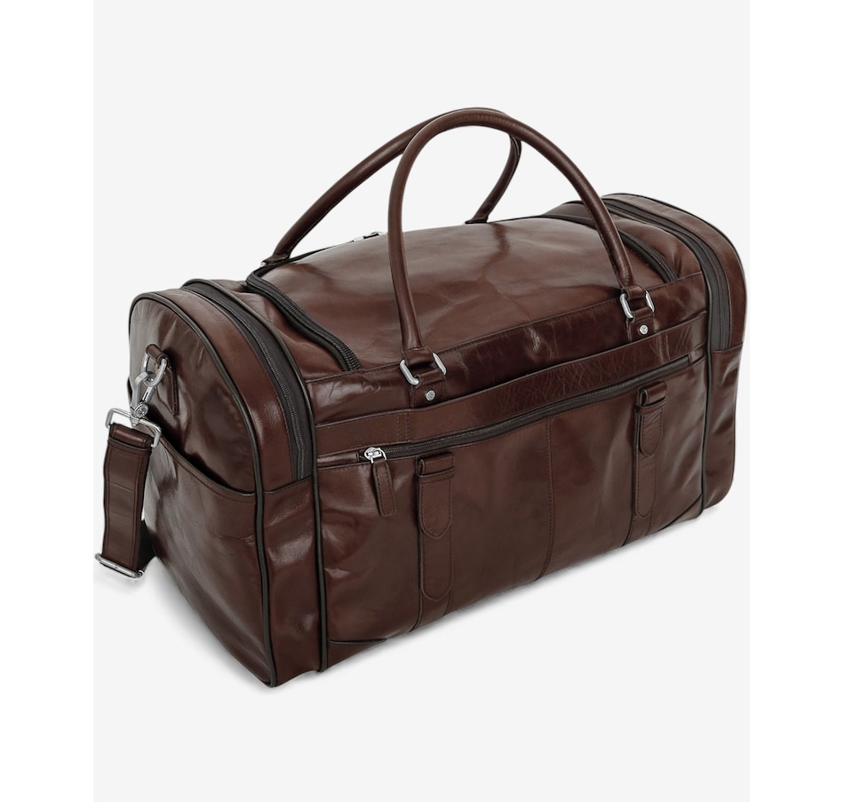 Image 738211_ALTMORE7.jpg, Product 738-211 / Price $409.99, Mancini Buffalo Carry-On Duffel Bag from Mancini Fine Leather on TSC.ca's Home & Garden department