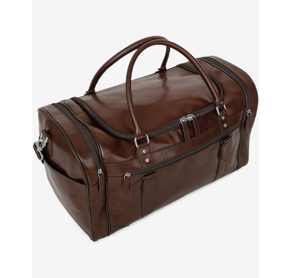 Image 738211_ALTMORE8.jpg, Product 738-211 / Price $409.99, Mancini Buffalo Carry-On Duffel Bag from Mancini Fine Leather on TSC.ca's Home & Garden department