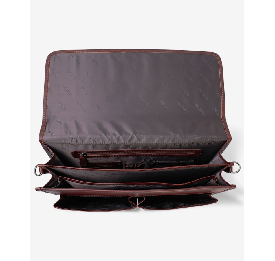 Image 738218_ALTMORE11.jpg, Product 738-218 / Price $371.99, Mancini Pelle d'Oro Double Compartment Briefcase from Mancini Fine Leather on TSC.ca's Electronics department