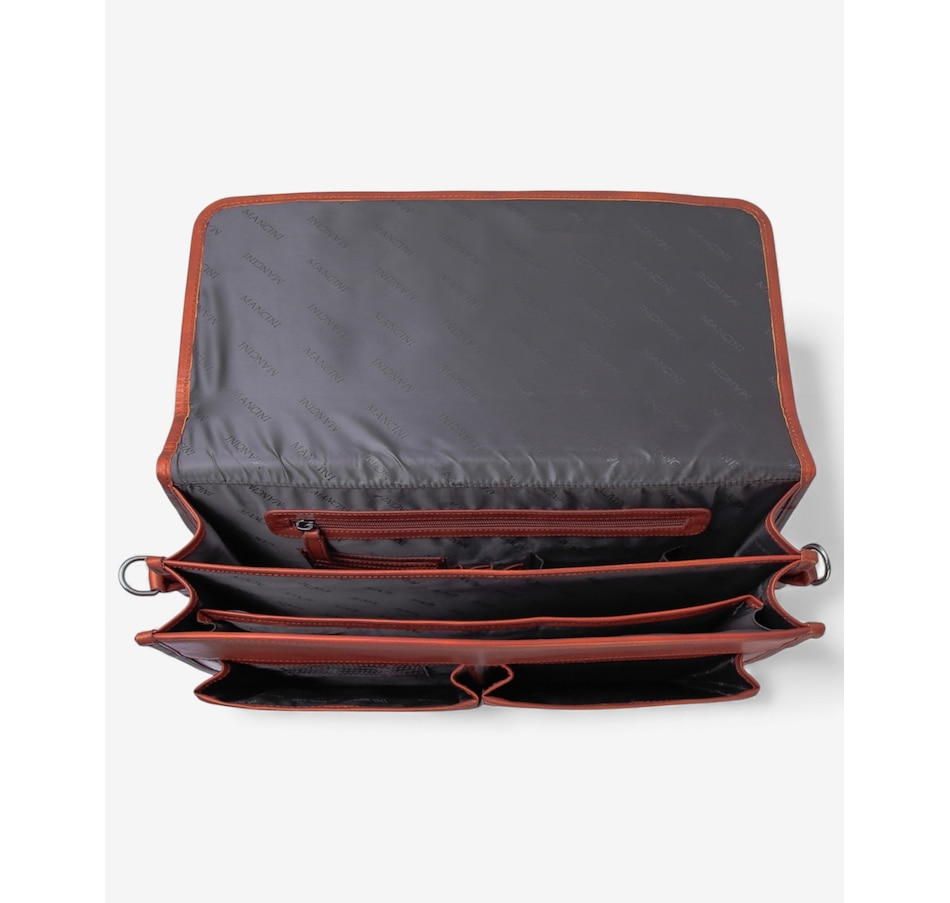 Image 738218_ALTMORE17.jpg, Product 738-218 / Price $371.99, Mancini Pelle d'Oro Double Compartment Briefcase from Mancini Fine Leather on TSC.ca's Electronics department