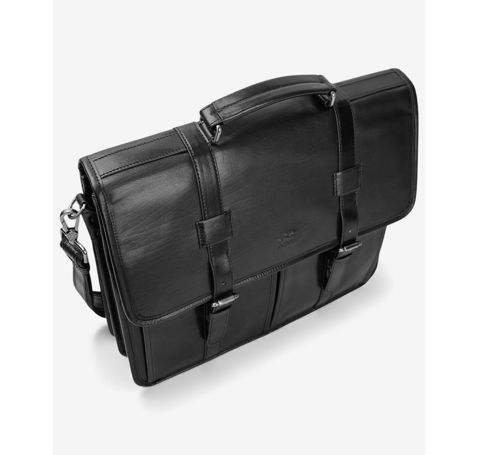 Image 738218_ALTMORE3.jpg, Product 738-218 / Price $371.99, Mancini Pelle d'Oro Double Compartment Briefcase from Mancini Fine Leather on TSC.ca's Electronics department
