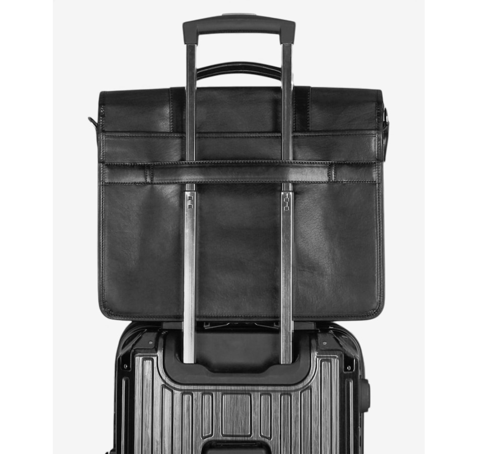 Image 738218_ALTMORE6.jpg, Product 738-218 / Price $371.99, Mancini Pelle d'Oro Double Compartment Briefcase from Mancini Fine Leather on TSC.ca's Electronics department