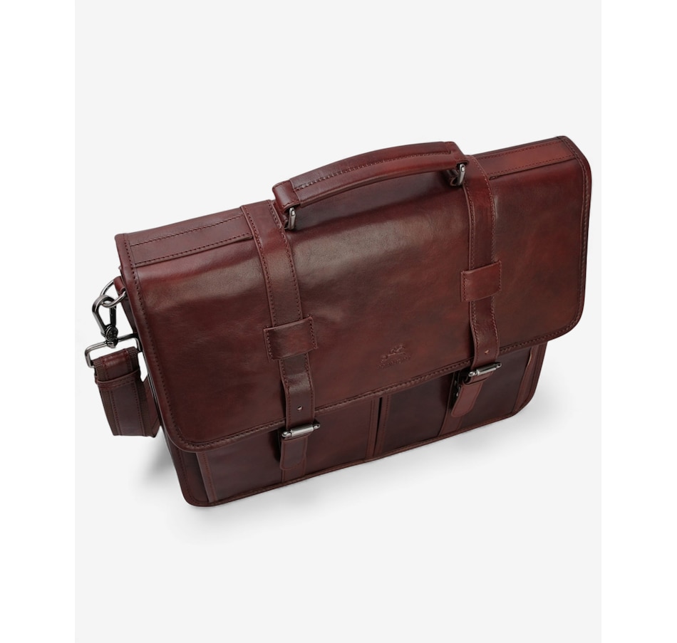 Image 738218_ALTMORE9.jpg, Product 738-218 / Price $371.99, Mancini Pelle d'Oro Double Compartment Briefcase from Mancini Fine Leather on TSC.ca's Electronics department