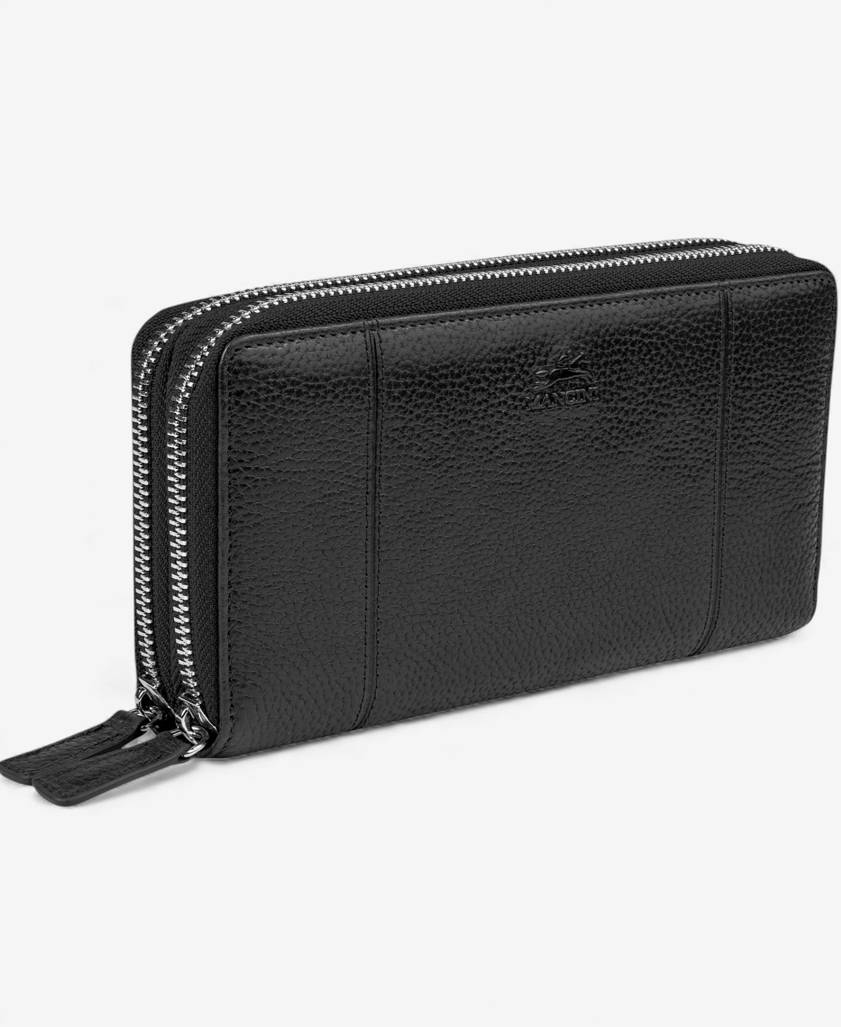 Mancini Fifth Avenue RFID Secure Double Zipper Wallet - TSC.ca